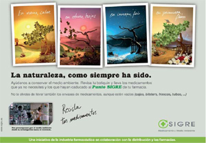 Cartel de la campaña "la naturaleza, como siempre ha sido"
